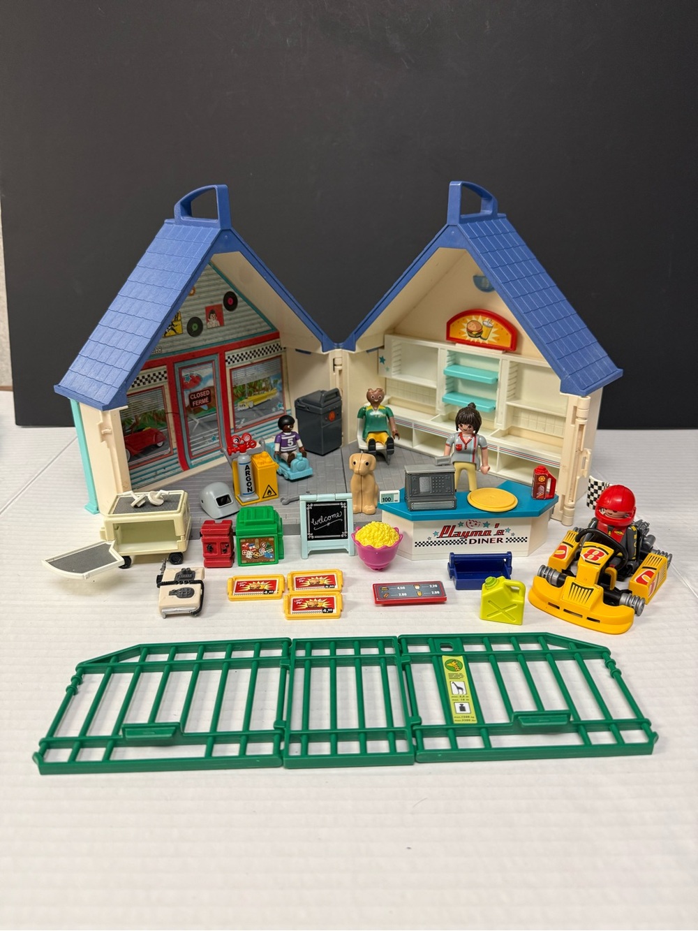 Playmobil 70111 City Life Take Along Diner Set + Bonus Go-Kart & Accessories